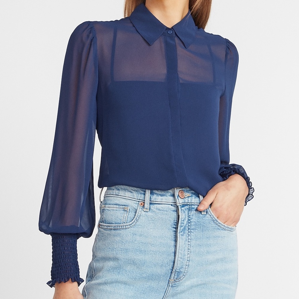 Express - Navy Portofino Shirt